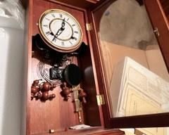 Vintage Statue of Liberty Wall Clock. Still in box. All parts, including key. 