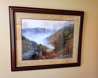Lot 16 - Robert Tino "Ancient Hills" Large Signed Limited Edition Framed Print