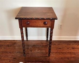 Lot 31 - Antique Side Table with Drawer