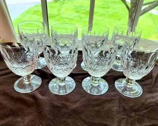 Lot 36 - Waterford Crystal "Colleen" Short Stem Water Goblets