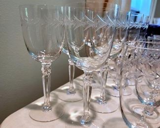 Lot 38 - Fostoria "Holly" Glassware