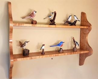 Lot 43 - Walter T. Powell Carved Wood Birds Collection