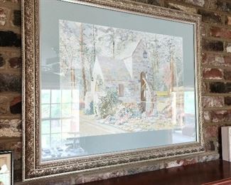 Lot 49 - B.J. Clark "Westmoreland Waterwheel" Signed Limited Edition Framed Print