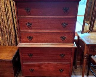 Lot 77 - Vintage 5 Drawer Chest-of-Drawers