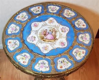 Sevres-style porcelain table
