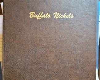 Almost complete Buffalo nickel collection