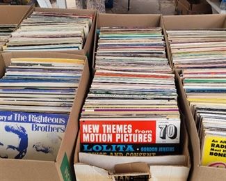 Over 2,000 record albums...huge mixture!
