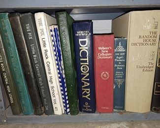 Dictionaries, Central HIgh Yearbooks. 
