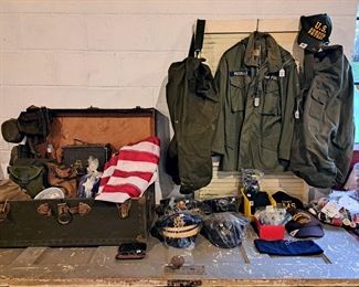 Veteran supplies and clothing. 