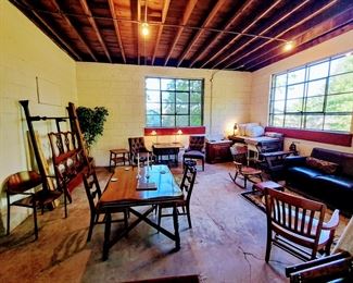 Back furniture room overview. Just moved from recently closed Airbnb.  All  in good shape. 