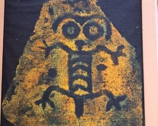 Weird heirloglyph from archeological site. 