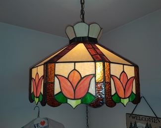 Stained Glass Pendant Hanging Light