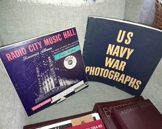 Radio City Souvenir Album & US Navy War Photographs Book