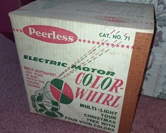 Vintage Peerless Electric Color Wheel In The Original Box!