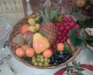 Faux Fruit Bowl