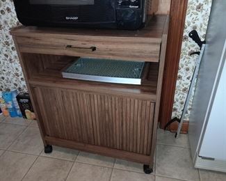 Rolling Microwave Cart