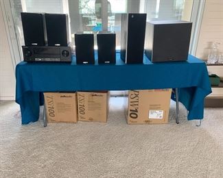 Pioneer Home Theater with Polk Speakers and Subwoofer 