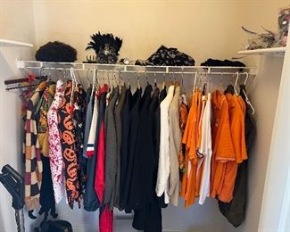 Seasonal clothes game day shirts and nice men’s suits