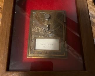 Post Office Lock Box Door