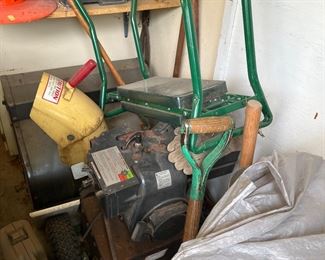 Snow Blower & Bench
