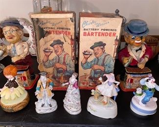 2 Charlie Weaver mechanical bar items