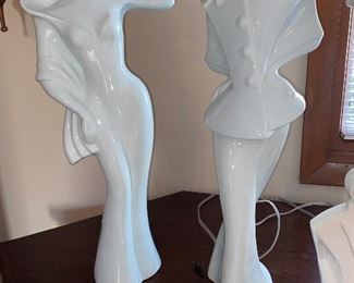 80s model ceramic figures 