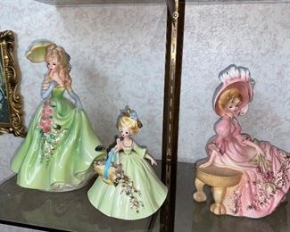 Collection of lady figures 