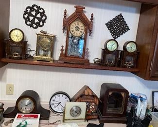 Variety of clocks across many decades 