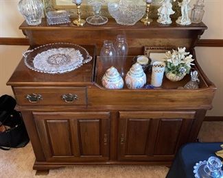 Dry sink with copper insert