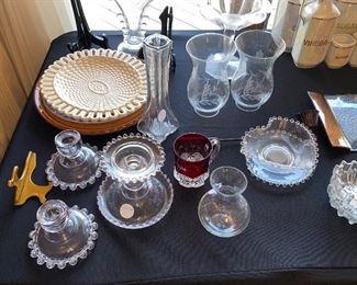 Candlewick glass and more