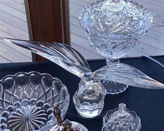 Stunning crystal soaring bird 