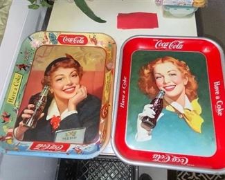 2 Coke trays