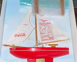 Coca-Cola city of lakes sail boat