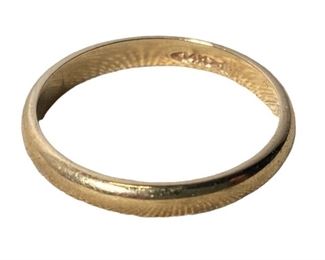 14k Gold Wedding Band