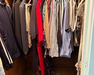 Nice selection of men's clothing