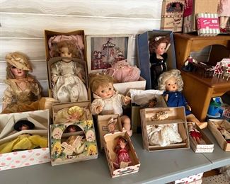 Antique doll collection
