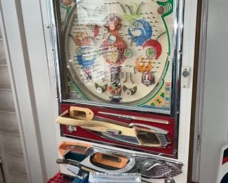 Vintage Pachinko wall mounted Pin Ball machine