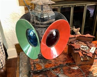 Vintage 4 Way Railroad Lantern
