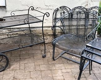 More wrought iron furniture