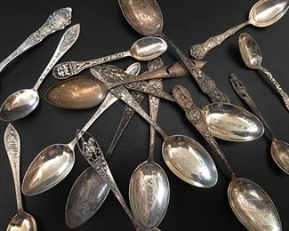 Some sterling Souvenir spoons