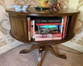 French Revolving Library Table 
