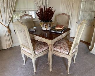 Louis XV Cane back Chairs 