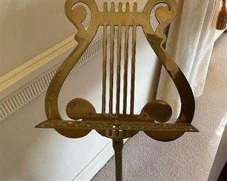 Late !9th Century Victorian Brass Music Stand