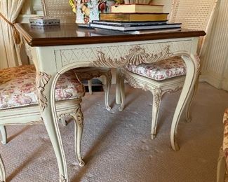 Frech Hand Carved Low Table
