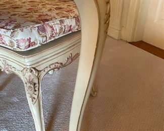 Frech Hand Carved Low Table