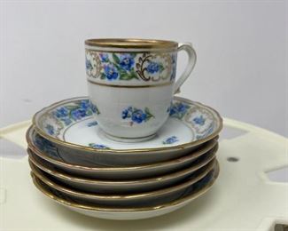 Schumann Bavaria Forget Me Not Tea Set