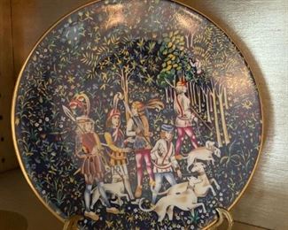 Vintage 1972 Haviland & Parlon La Chasse Ala Licorne