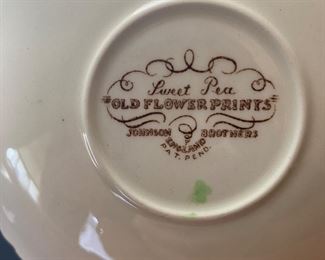 Sweet Pea Old Flower Prints Set