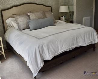 Restoration Hardware king bed