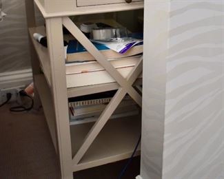 One of a pair of nightstands